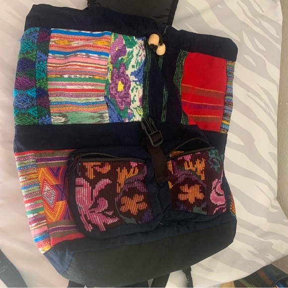 Colorful Patterned Backpack - Picture 5 of 11